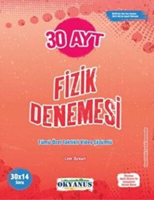 AYT 30 Fizik Denemesi - Cem Özkurt kitap kapağı