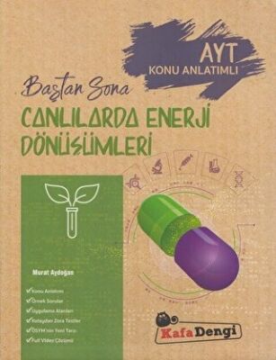 AYT Baştan Sona Canlılarda Enerji Dönüşümleri - Murat Aydoğan kitap kapağı