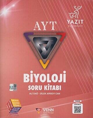 AYT Biyoloji Venn Serisi Soru Kitabı - Ali Dağ kitap kapağı