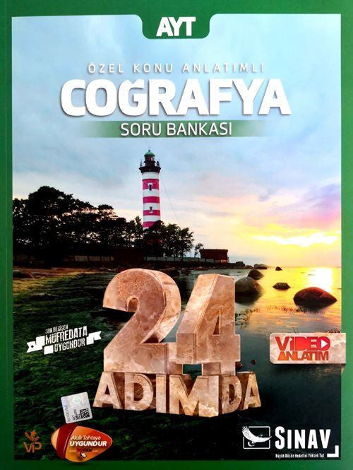 AYT Coğrafya 24 Adımda Özel Konu Anlatımlı Soru Bankası - Kolektif kitap kapağı