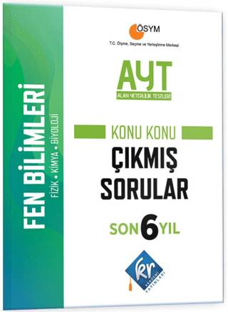 Kr Akademi Ayt Çıkmış Sorular Fen Bilimleri Son 6 Yıl Konu Konu - Kolektif kitap kapağı