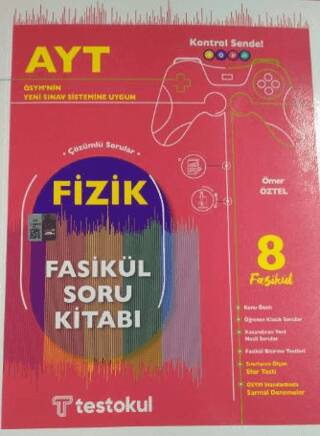 Test Okul Yayınları AYT Fizik Fasikül Soru Kitabı - Kolektif kitap kapağı