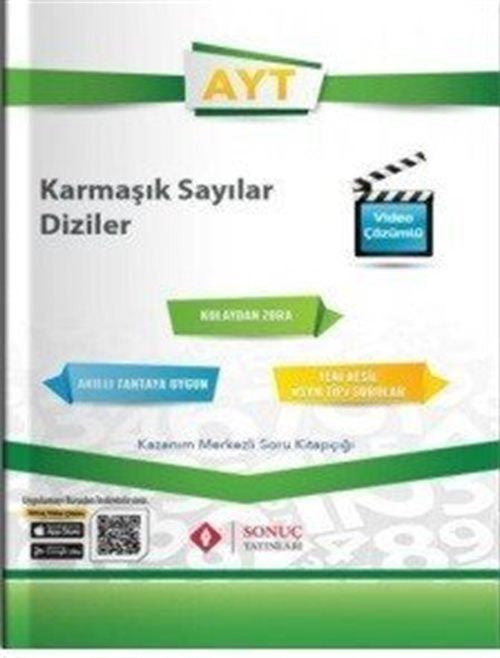 AYT Karmaşık Sayılar Diziler kitap kapağı