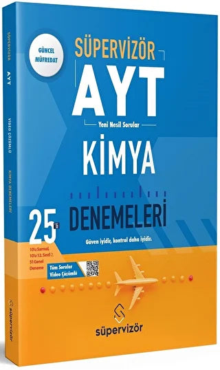 Hız Yayınları Süpervizör Ayt Kimya 25 Li Deneme - Kolektif kitap kapağı