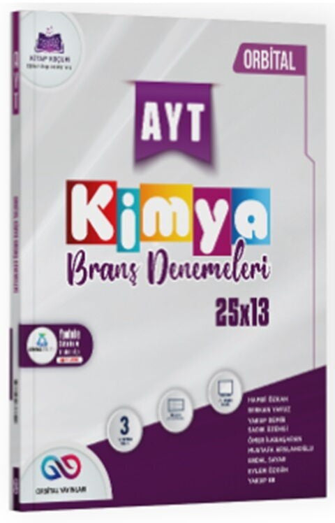AYT Kimya 25 x 13 Branş Denemeleri Orbital Yayınları kitap kapağı