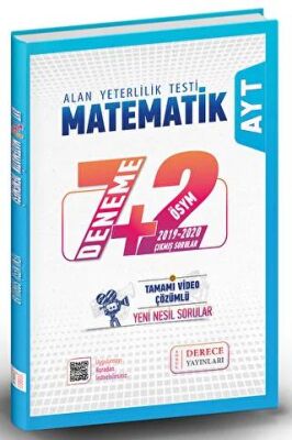 Derece Yayınları - Bayilik AYT Matematik 7+2 Deneme Video Çözümlü - Kolektif kitap kapağı