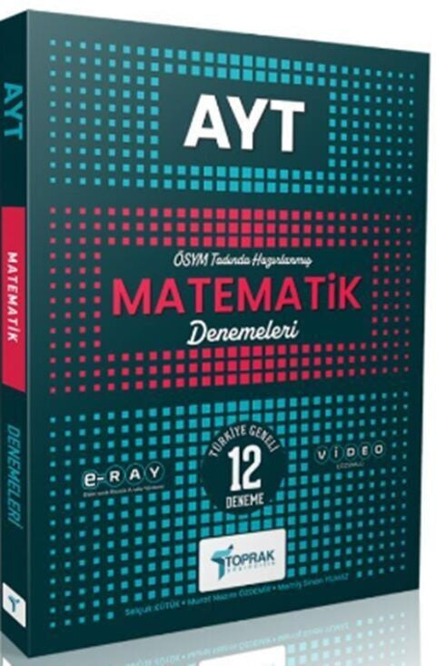 AYT Matematik Deneme Toprak Yayıncılık kitap kapağı