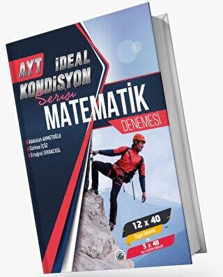 İdeal Kondisyon Yayınları AYT Matematik Kondisyon 12 X 40 Denemesi - Abdullah Ahmetoğlu kitap kapağı