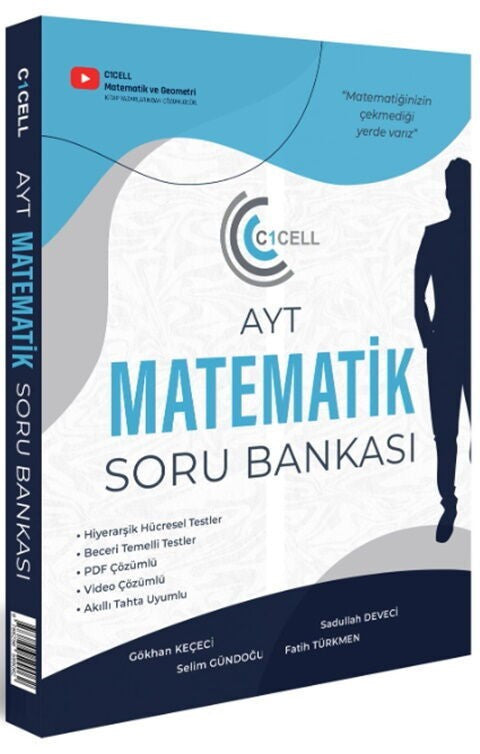 AYT Matematik Soru Bankası C1cell Yayınları kitap kapağı