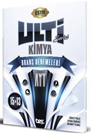 AYT ULTİ SERİSİ Kimya 15 x 13 Branş Denemeleri - Kolektif kitap kapağı
