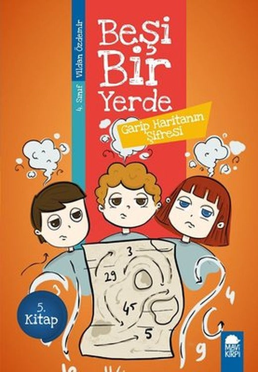 Garip Haritanın Şifresi-Beşi Bir Yerde 5.Kitap-4.Sınıf Okuma Kitabı | Mavi Kirpi