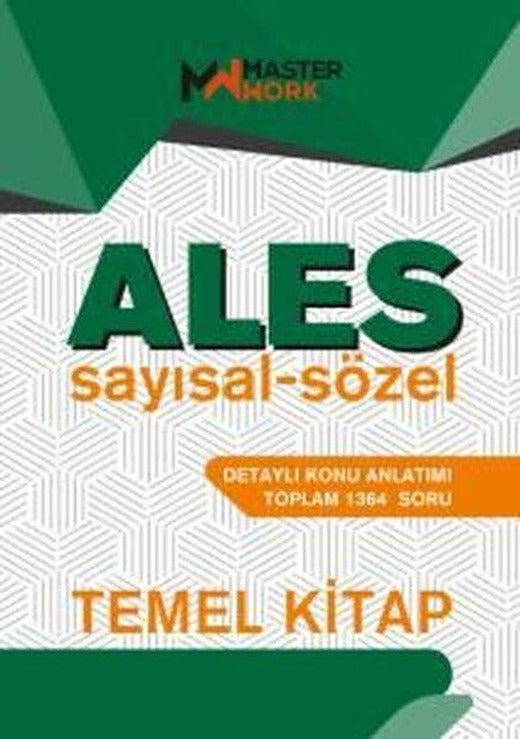 ALES Temel Kitap Sayısal - Sözel Detaylı Konu Anlatımı | Masterwork (İnce Kapak)