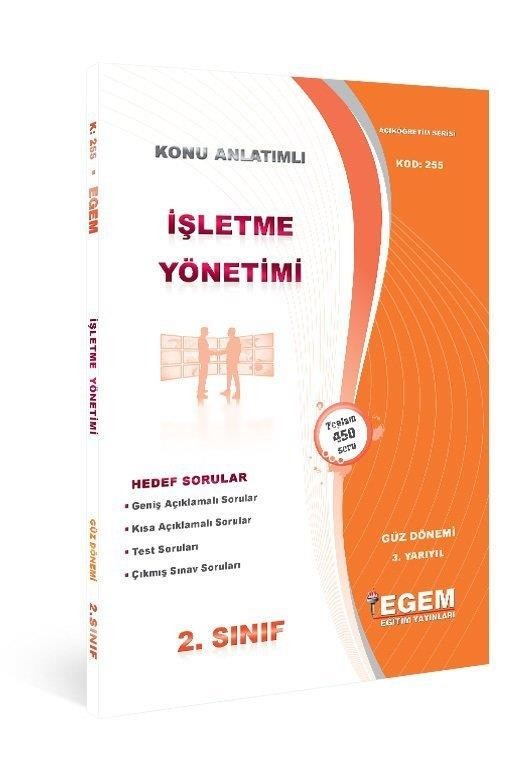 2. Sınıf 3. Yarıyıl İşletme Yönetimi Konu Anlatımlı Soru Bankası - Kod 255