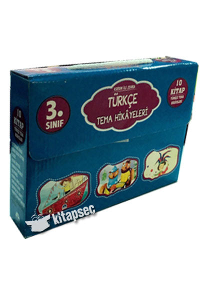 3. Sınıf Türkçe Tema Hikayeleri Seti 10 Kitap Takım Martı Yayınları - Nihan Temiz kitap kapağı