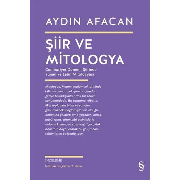 Şiir ve Mitologya | Everest Yayınları (İnce Kapak)