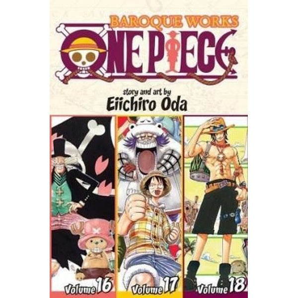 One Piece (3-in-1 Edition) Volume 6: Includes vols. 16 17 & 18 (One Piece (Omnibus Edition)) | Viz Media (İnce Kapak)