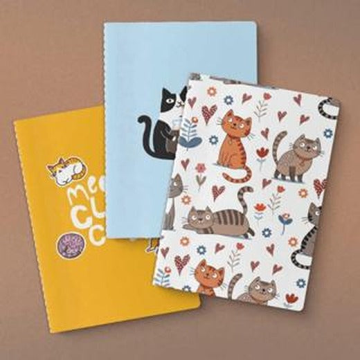 Kedi Serisi 3'lü Defter Seti | Yeşilay Yayınları