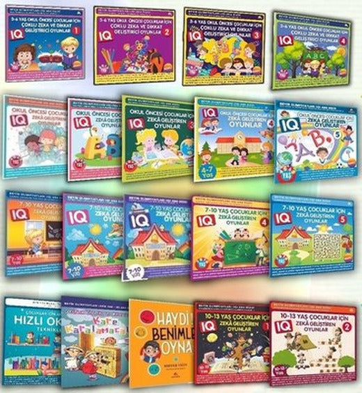 Çocuklar için Çoklu Zeka Seti - 19 Kitap Takım | Ekinoks (İnce Kapak)