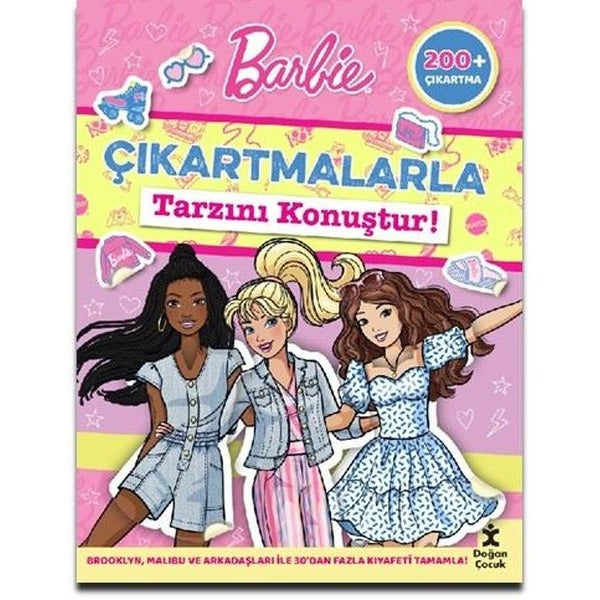 Barbie-Çıkartmalarla Tarzını Konuştur! | Doğan Çocuk (İnce Kapak)