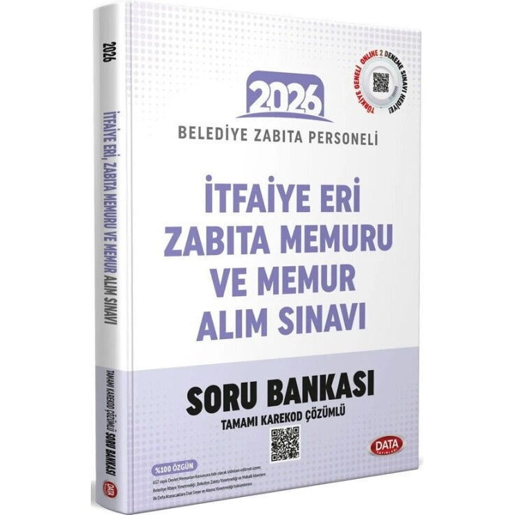 İtfaiye Eri, Zabıta Memuru ve Memur Alım Sınavı Soru Bankası - Tamamı Karekod Çözümlü