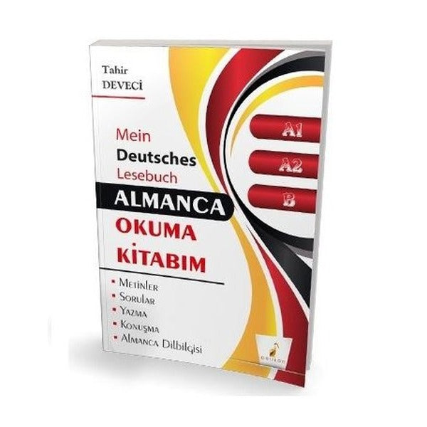Almanca Okuma Kitabım A1 - A2 B Seviyesi | Pelikan Yayınları (İnce Kapak)
