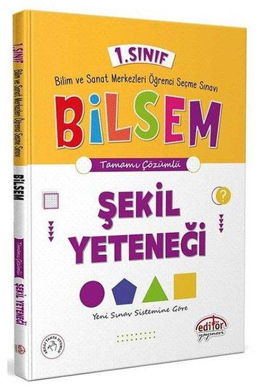 1.Sınıf BİLSEM Hazırlık Şekil Yeteneği | Editör (İnce Kapak)