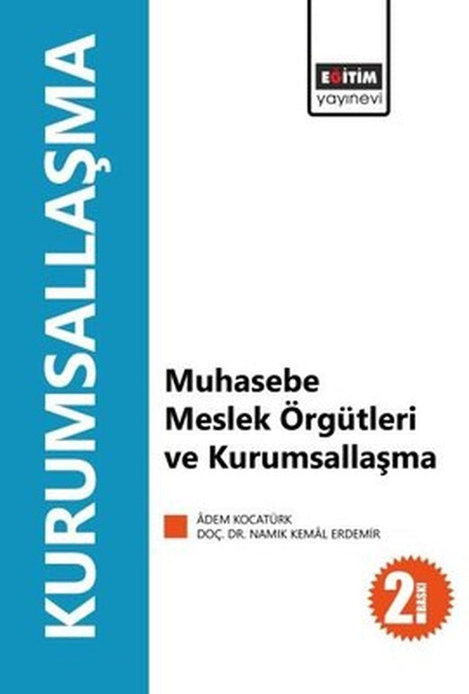 Muhasebe Meslek Örgütleri ve Kurumsallaşma | Eğitim Yayınevi