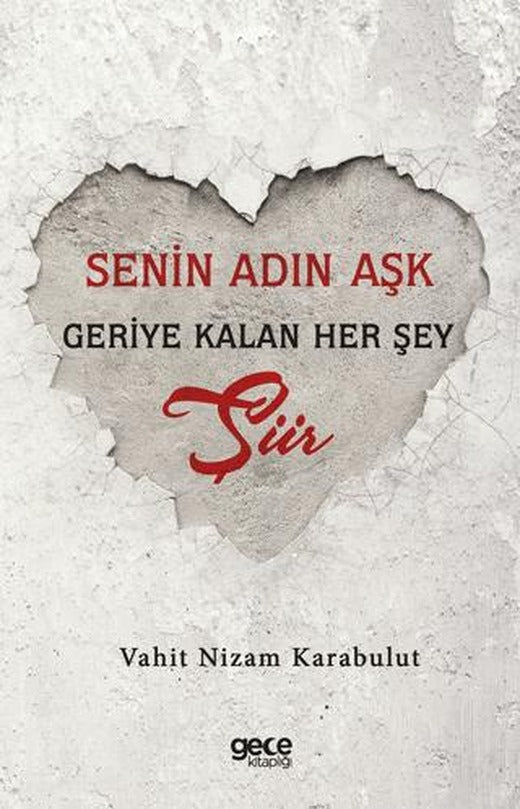 Senin Adın Aşk - Geriye Kalan Her Şey Şiir | Gece Kitaplığı (Ciltsiz)