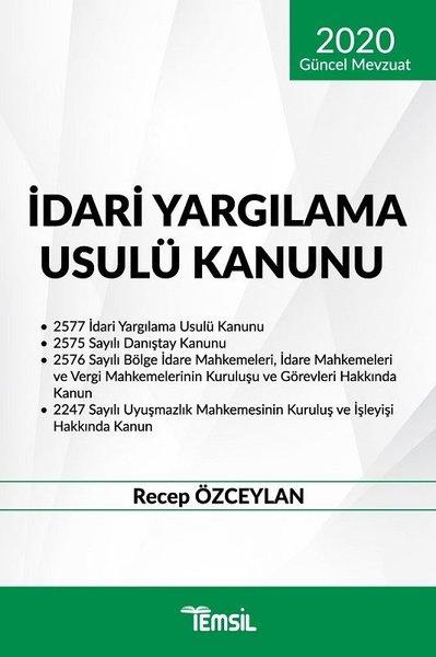 2020 Güncel Mevzuat İdari Yargılama Usulü Kanunu | Temsil Kitap (Cep Boy) - Resim 1