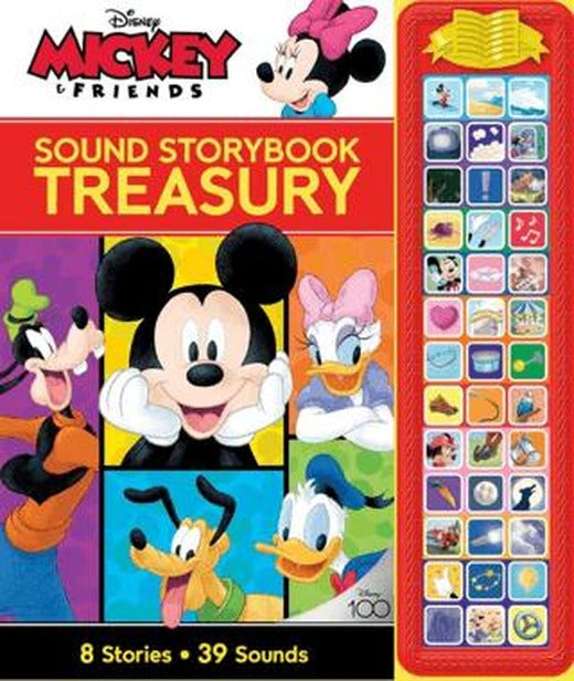Disney Mickey Mouse & Friends: Minnie, Donald, Goofy, And More!: Sound Storybook Treasur | Pi Kids (Ciltli)