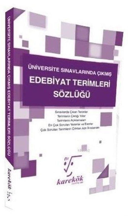 Edebiyat Terimleri Sözlüğü | Karekök Eğitim Yayın (İnce Kapak)