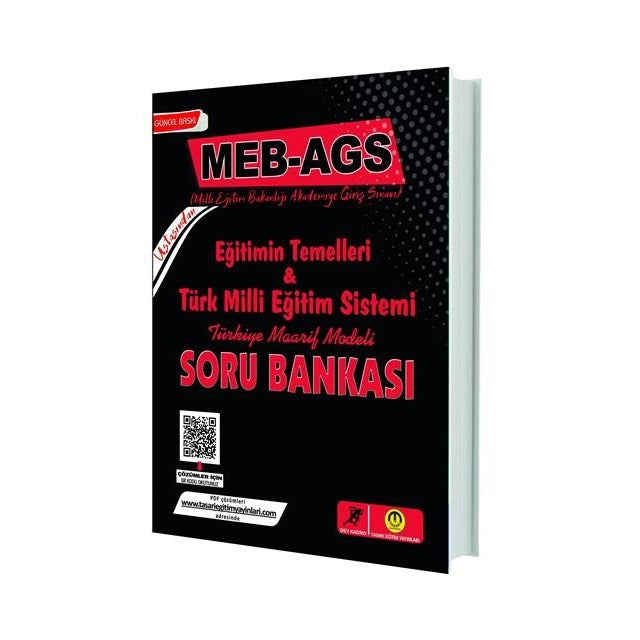 MEG AGS Dev Kadro Eğitimin Temelleri Türk Milli Eğitim Sistemi Çözümlü Soru Bankası | Tasarı Akademi (İnce Kapak)
