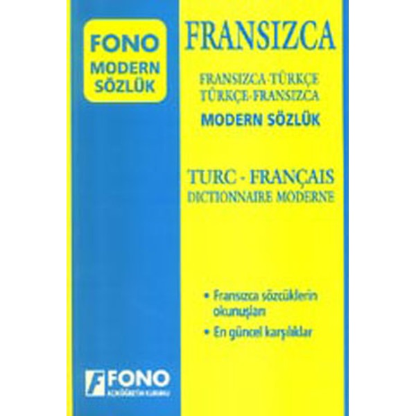 Modern Sözlük (Fransızca/Türkçe - Türkçe/Fransızca) | Fono Yayınları (İnce Kapak)