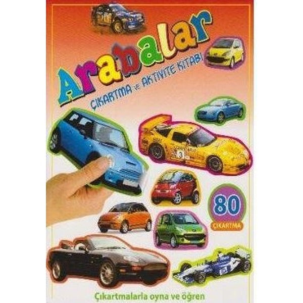 Arabalar-Çıkartma ve Aktivite Kitabı | Parıltı Yayınları (İnce Kapak)