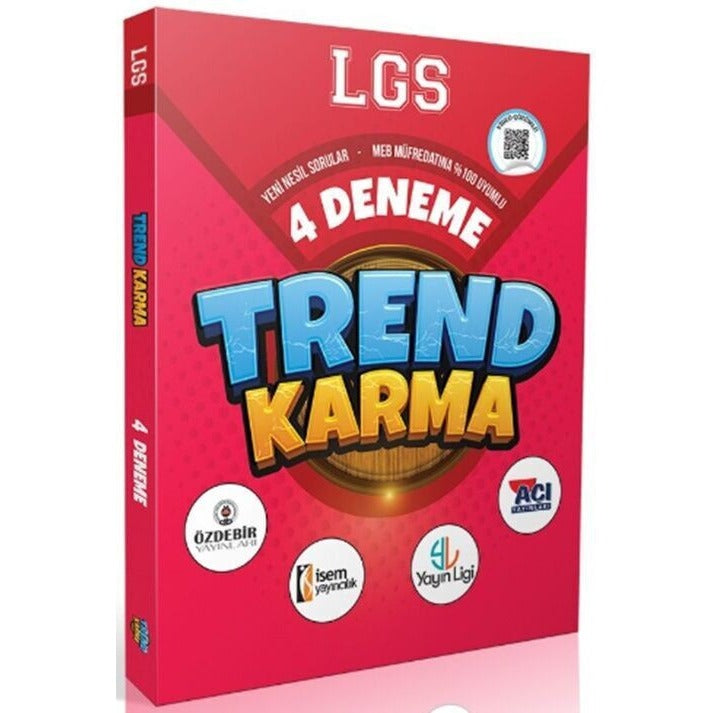 Trend Karma LGS 4 Deneme | Liderler Karması (İnce Kapak )