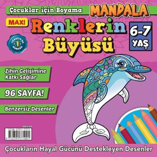 Maxi Mandala Renklerin Büyüsü 6 | Maxi Yayıncılık (Ciltsiz)
