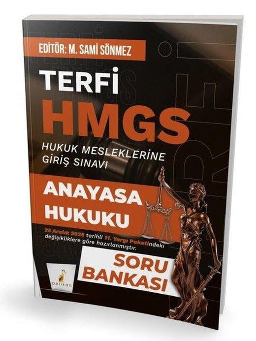 Terfi HMGS Hukuk Mesleklerine Giriş Sınavı - Anayasa Hukuku Soru Bankası | Pelikan Yayınları (İnce Kapak)