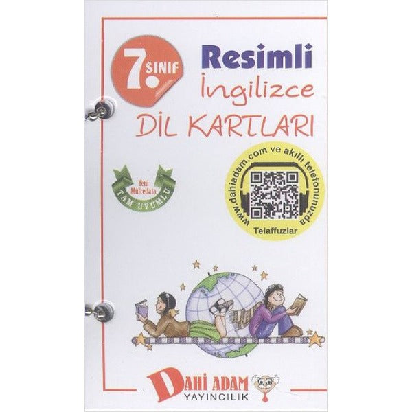 Dahi Adam 7. Sınıf Resimli İngilizce Dil Kartları | Dahi Adam Yayıncılık