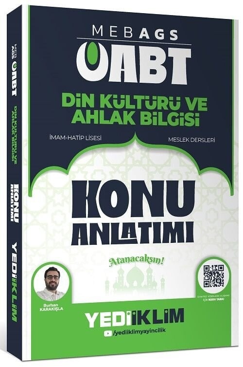 2026 MEB AGS ÖABT Din Kültürü ve Ahlak Bilgisi Konu Anlatımı | Yediiklim Yayınları (Ciltsiz)