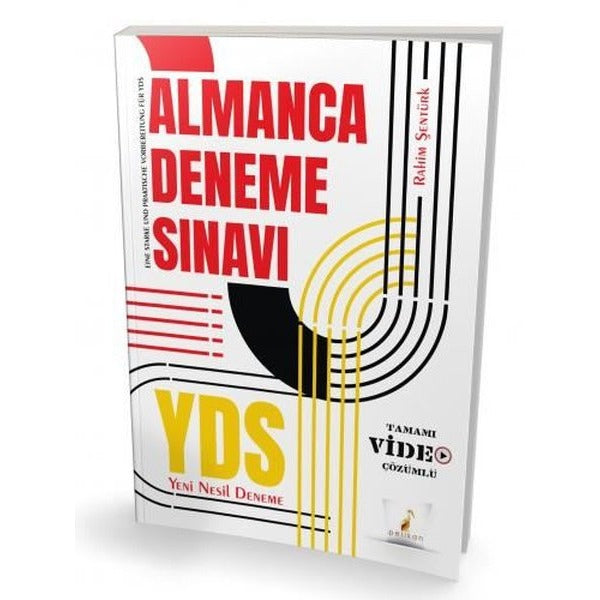 YDS-Yeni Nesin Deneme - Almanca Deneme Sınavı-Tamamı Video Çözümlü | Pelikan Yayınları (İnce Kapak)