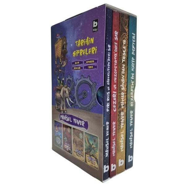 Tarihin Şifreleri Serisi Seti - 4 Kitap Takım - Kutulu | Bilgi Yayınevi (İnce Kapak)