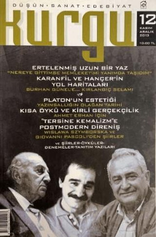 Kurgu Düşün Sanat Edebiyat Dergisi Sayı: 12 Kasım - Aralık 2013 | Kurgu Kültür Merkezi (Ciltsiz)