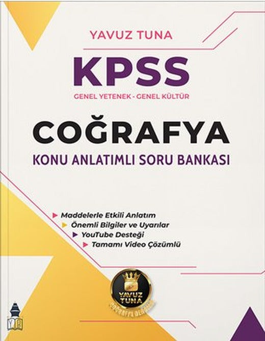 Yavuz Tuna KPSS Coğrafya Konu Anlatımlı Soru Bankası | Yavuz Tuna (İnce Kapak)