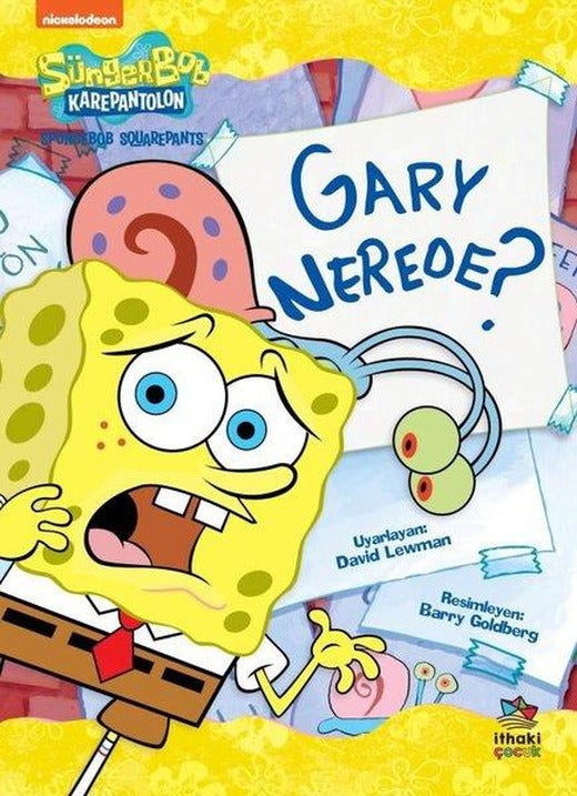SüngerBob KarePantolon - Gary Nerede? | İthaki Çocuk (İnce Kapak)