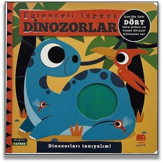 Dinozorlar - Eğlenceli Yapboz | Uçan Fil (Ciltli)