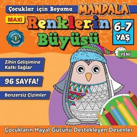 Maxi Renklerin Büyüsü Çocuklar İçin Boyama 11 | Maxi Yayıncılık (Ciltsiz)