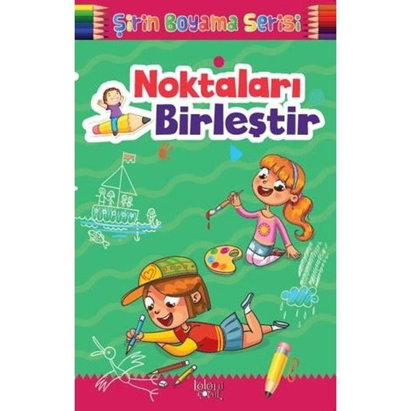 Şirin Boyama Serisi - Noktaları Birleştir | Koloni Çocuk (Ciltsiz)