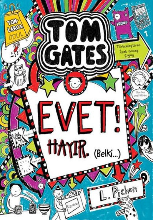 Tom Gates Evet Hayır - Belki | Tudem Yayınları - Çocuk - Gençlik Edebiyatı Dizisi (Ciltli)