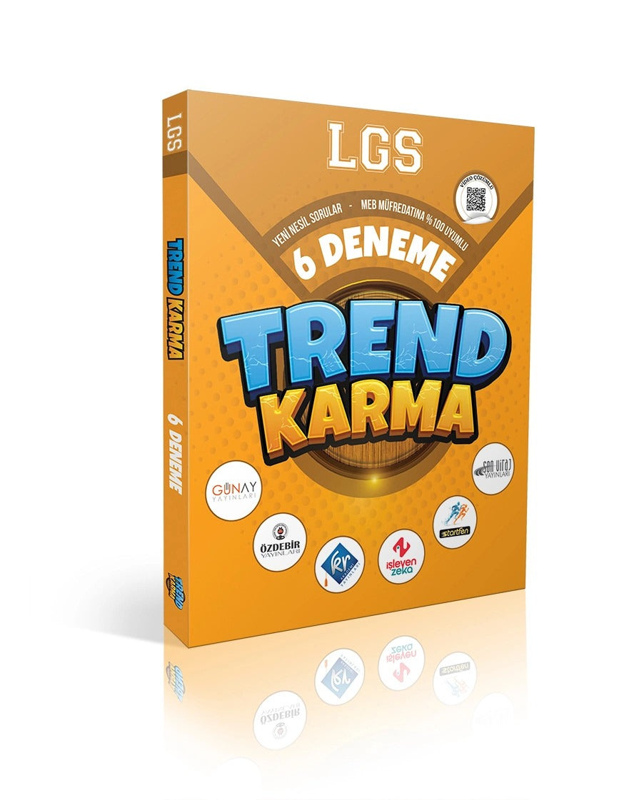 Trend Karma LGS 6 Deneme | Trend Karma (İnce Kapak)