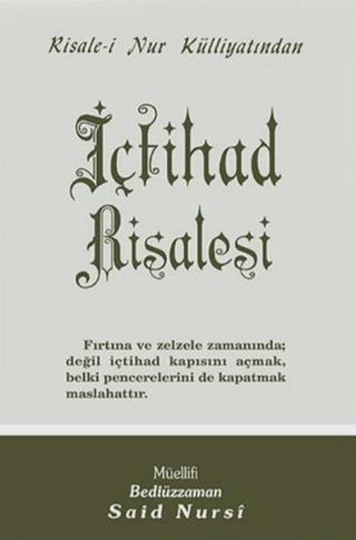 İçtihad Risalesi Normal Boy | Envar Neşriyat (Ciltsiz)